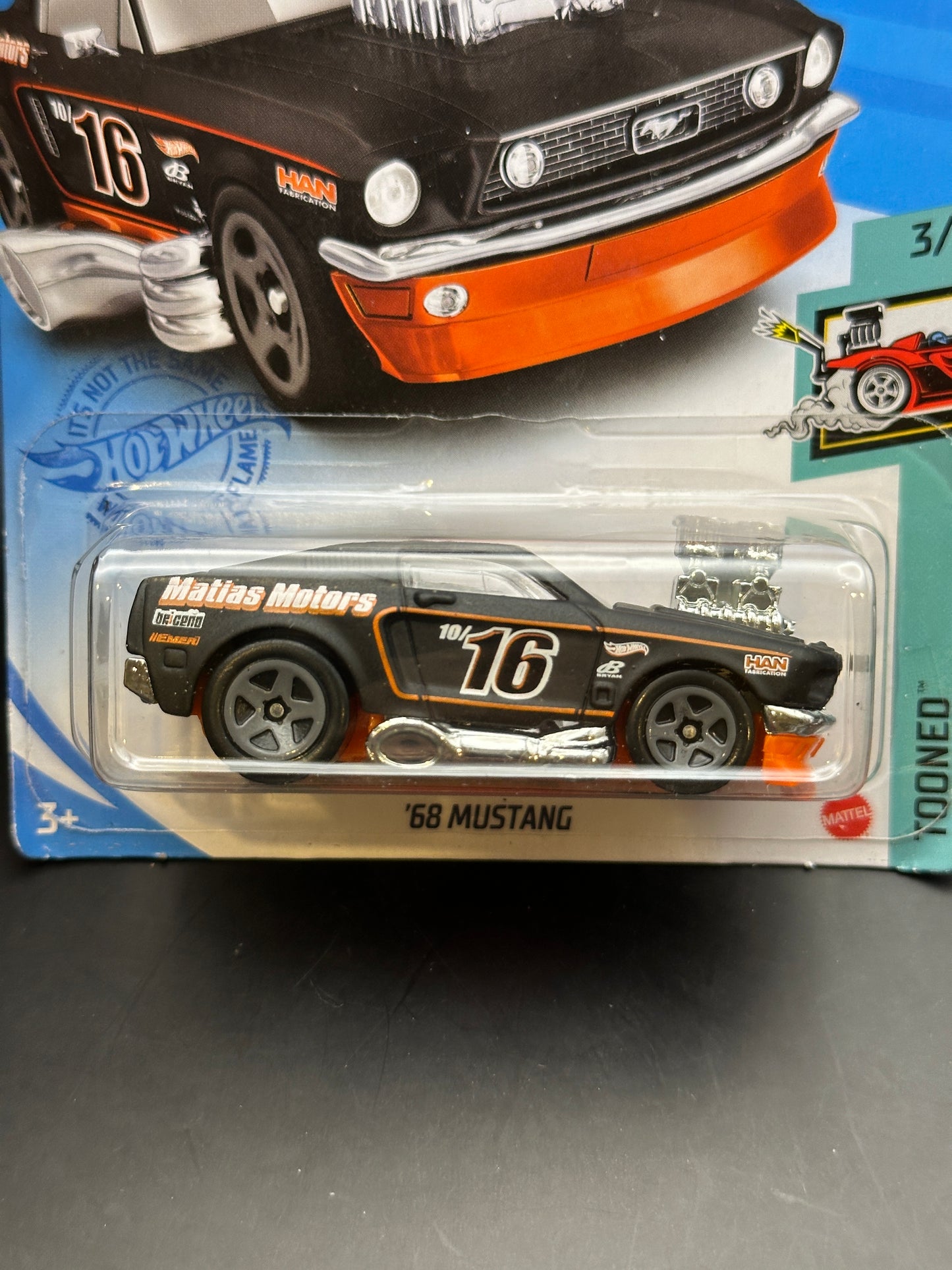 HOT WHEELS - 1968 MUSTANG (2021) - HW TOONED 3/5