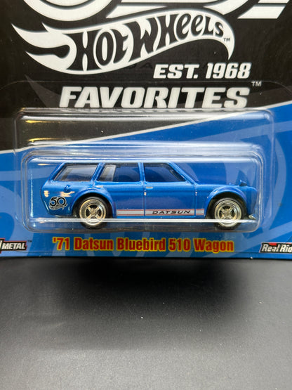 HOT WHEELS - 71 DATSUN BLUEBIRD 510 WAGON (2018) - HW 50th ANNIVERSARY FAVORITES 5/10