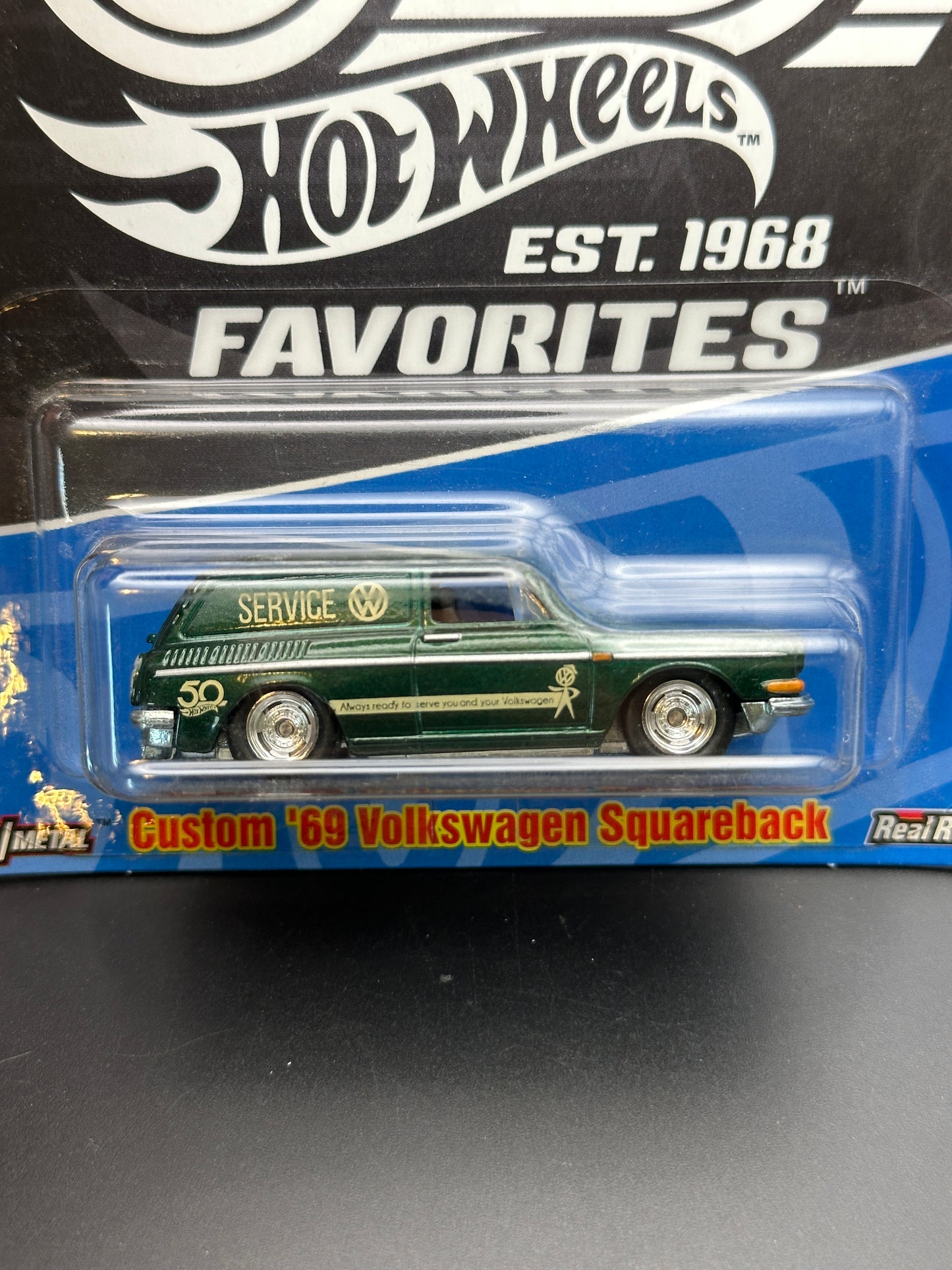 HOT WHEELS - CUSTOM 69 VOLKSWAGEN SQUAREBACK (2018) - HW 50th ANNIVERSARY FAVORITES 4/10