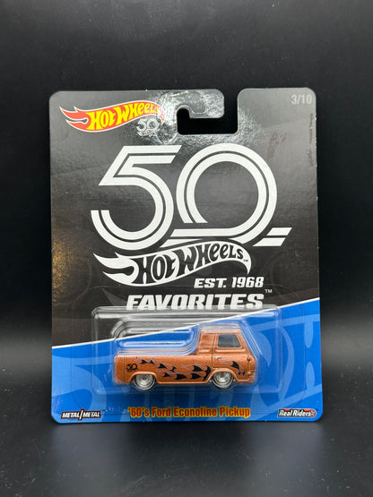 HOT WHEELS - 60s FORD ECONOLINE PICKUP (2018) - HW 50th ANNIVERSARY FAVORITES 3/10