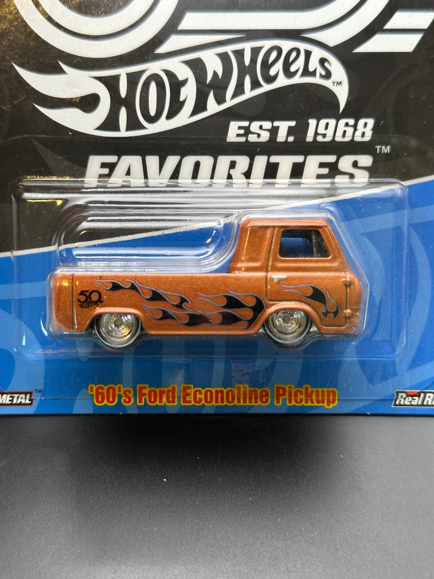 HOT WHEELS - 60s FORD ECONOLINE PICKUP (2018) - HW 50th ANNIVERSARY FAVORITES 3/10