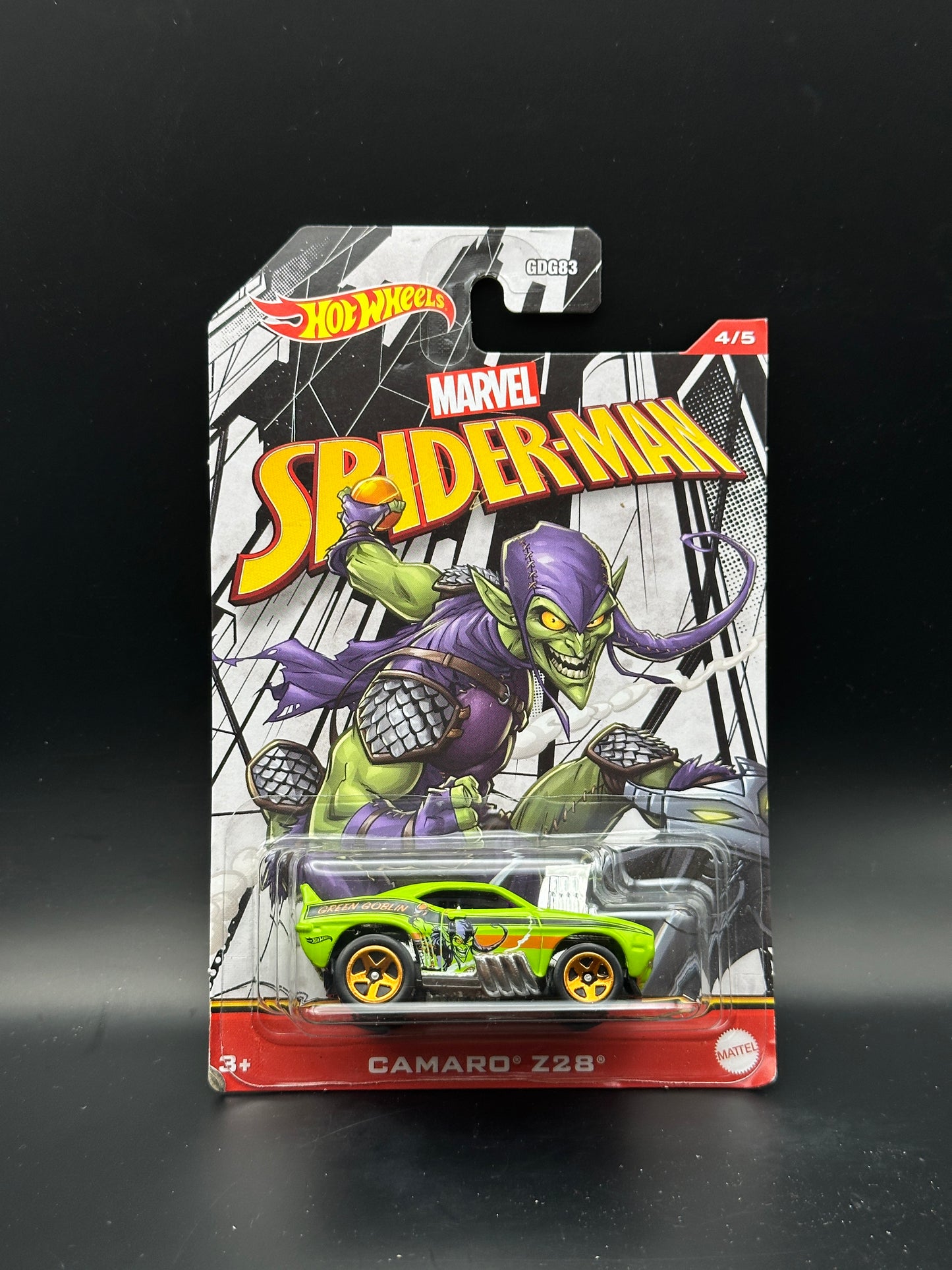 HOT WHEELS - 69 CAMARO Z28 (2022) - SPIDERMAN SERIES 4/5