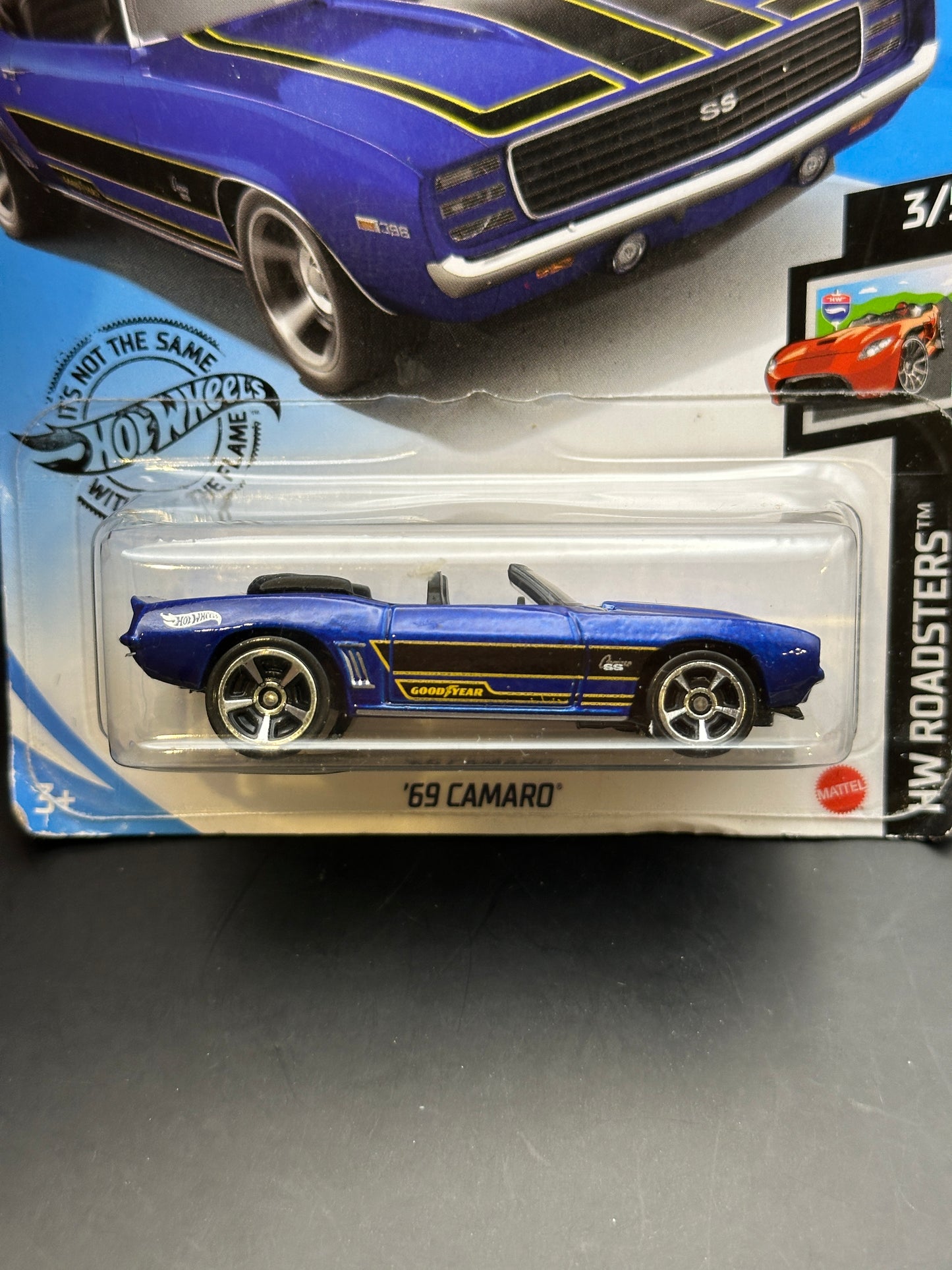 HOT WHEELS - 69 CAMARO CONVERTIBLE (2020) - HW ROADSTERS 3/5
