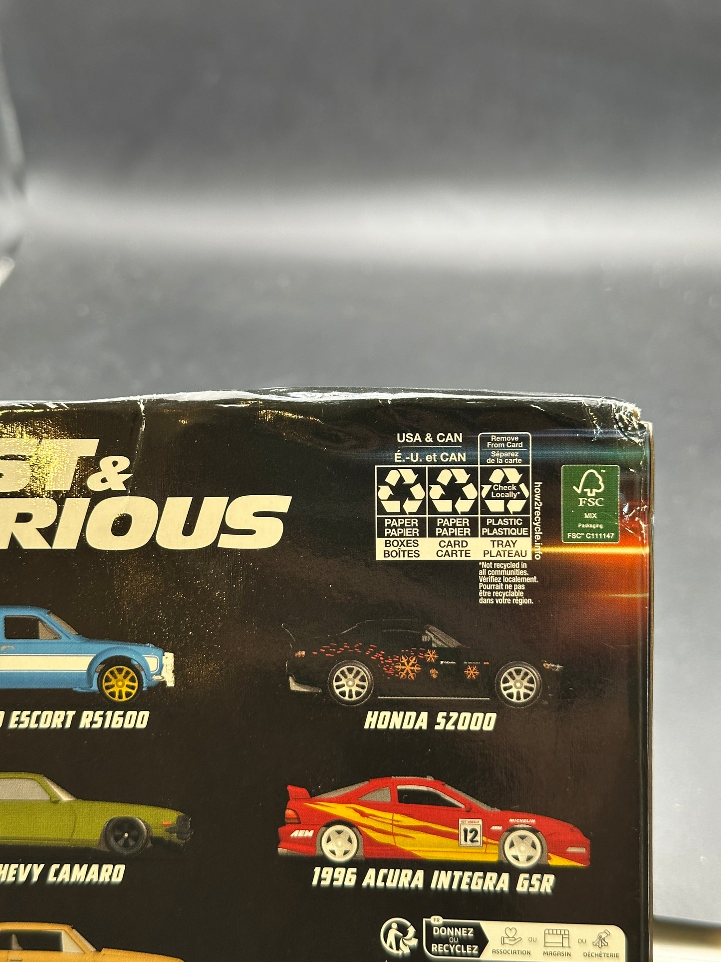 HOT WHEELS - FAST AND FURIOUS 10 PACK (2025) - SILVER SERIES - DAMAGED BOX