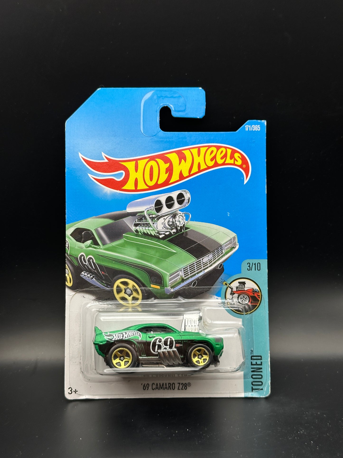 HOT WHEELS -69 CAMARO Z28 (2017) - HW TOONED 3/10