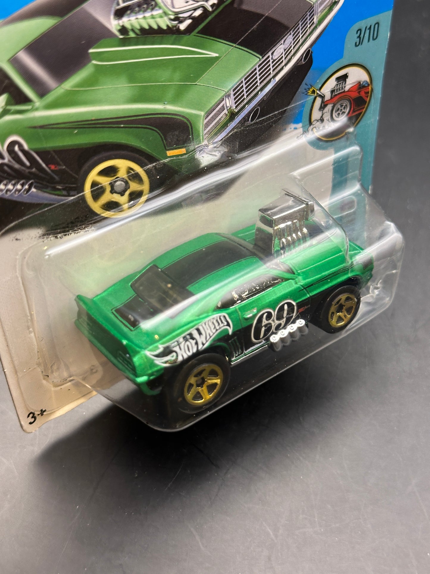 HOT WHEELS -69 CAMARO Z28 (2017) - HW TOONED 3/10