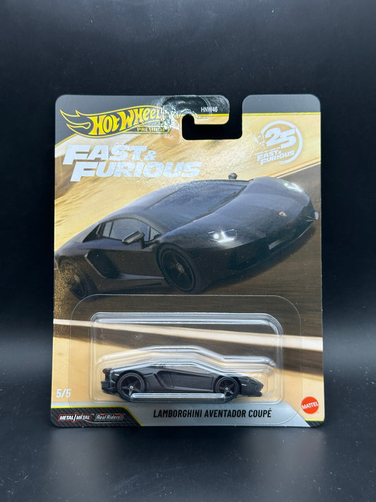 HOT WHEELS - LAMBORGHINI AVENTADOR COUPE (2026) - FAST AND FURIOUS 25TH ANNIVERSARY - MIX 2 - 5/5