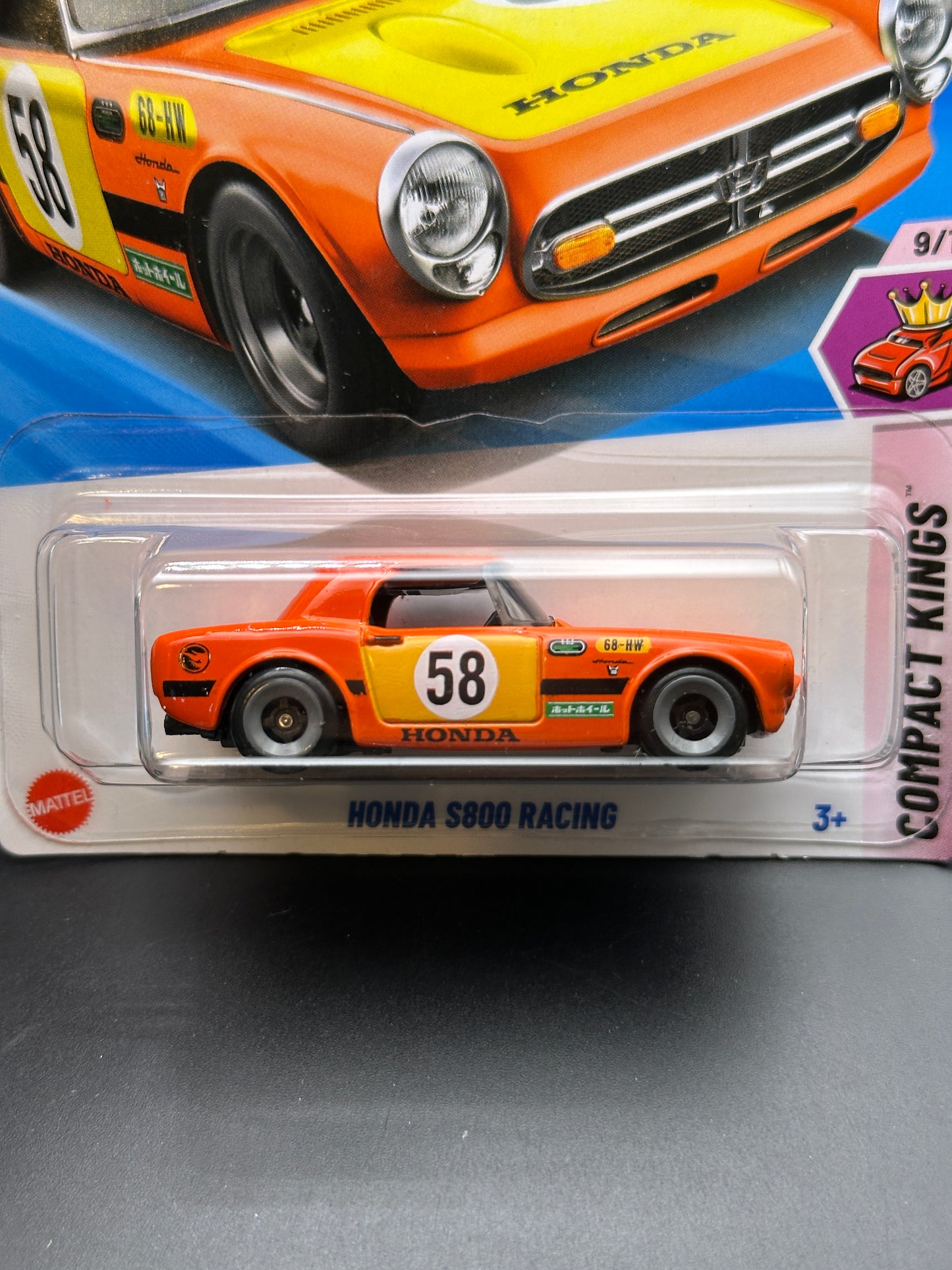 HOT WHEELS - HONDA S800 RACING (2025) - TREASURE HUNT - HW COMPACT KINGS 9/10