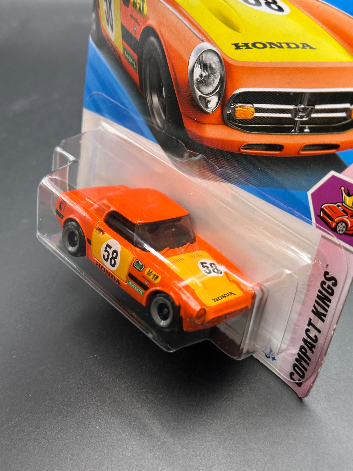 HOT WHEELS - HONDA S800 RACING (2025) - TREASURE HUNT - HW COMPACT KINGS 9/10