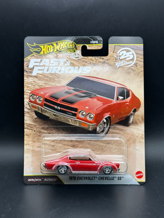 HOT WHEELS - 1970 CHEVROLET CHEVELLE SS (2026) - FAST AND FURIOUS 25TH ANNIVERSARY - MIX 2 - 4/5