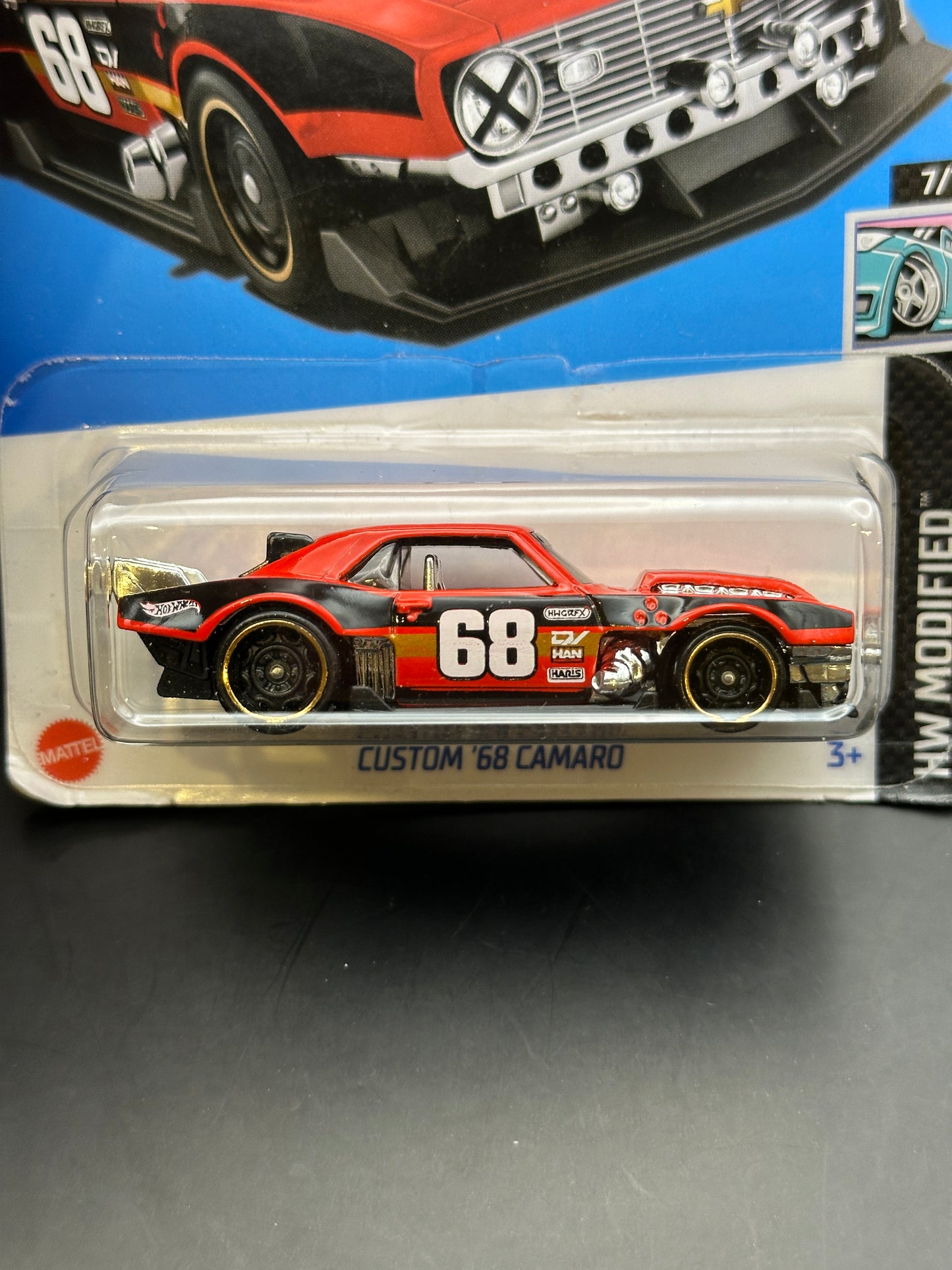 HOT WHEELS - CUSTOM 68 CAMARO (2024) - HW MODIFIED 7/10