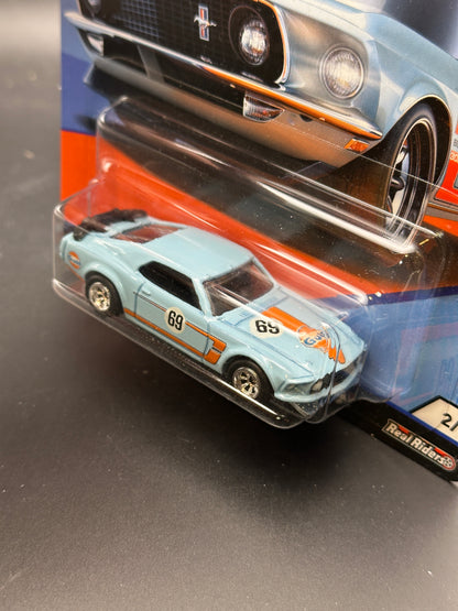 HOT WHEELS - 69 FORD MUSTANG BOSS 302 (2019) - CAR CULTURE - GULF SERIES 2/5