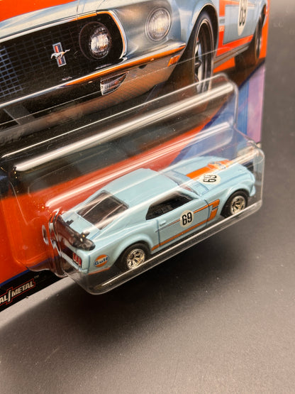 HOT WHEELS - 69 FORD MUSTANG BOSS 302 (2019) - CAR CULTURE - GULF SERIES 2/5