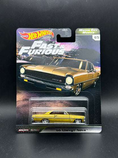 HOT WHEELS - 66 CHEVY NOVA (2020) - FAST AND FURIOUS: MOTOR CITY MUSCLE 4/5