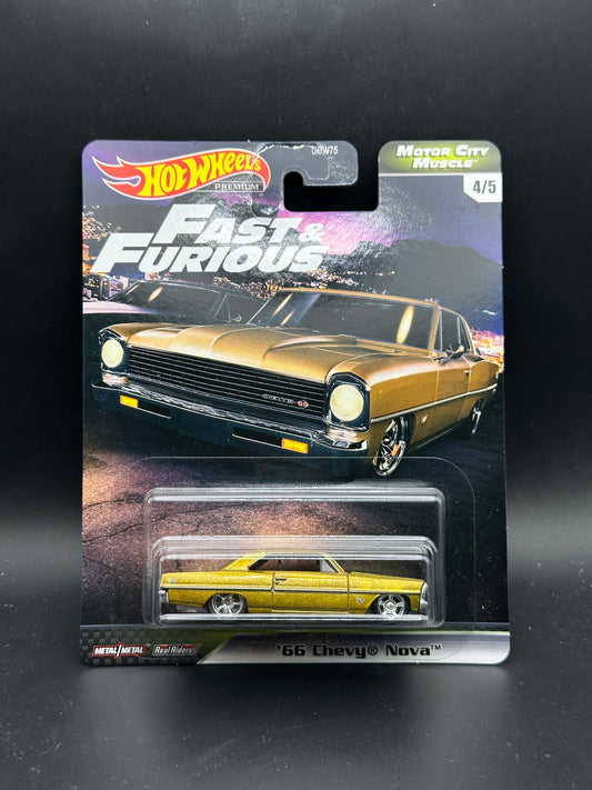 HOT WHEELS - 66 CHEVY NOVA (2020) - FAST AND FURIOUS: MOTOR CITY MUSCLE 4/5