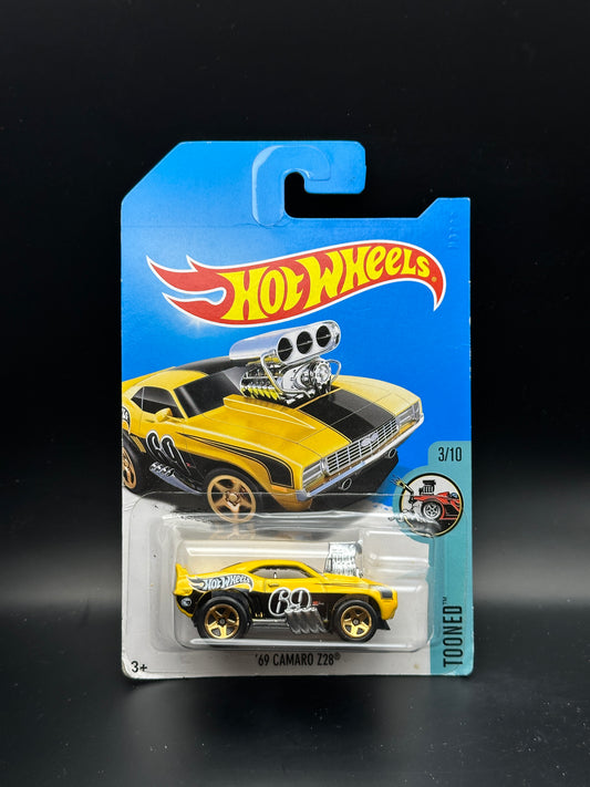 HOT WHEELS - 69 CAMARO Z28 - TREASURE HUNT (2017) - HW TOONED 3/10