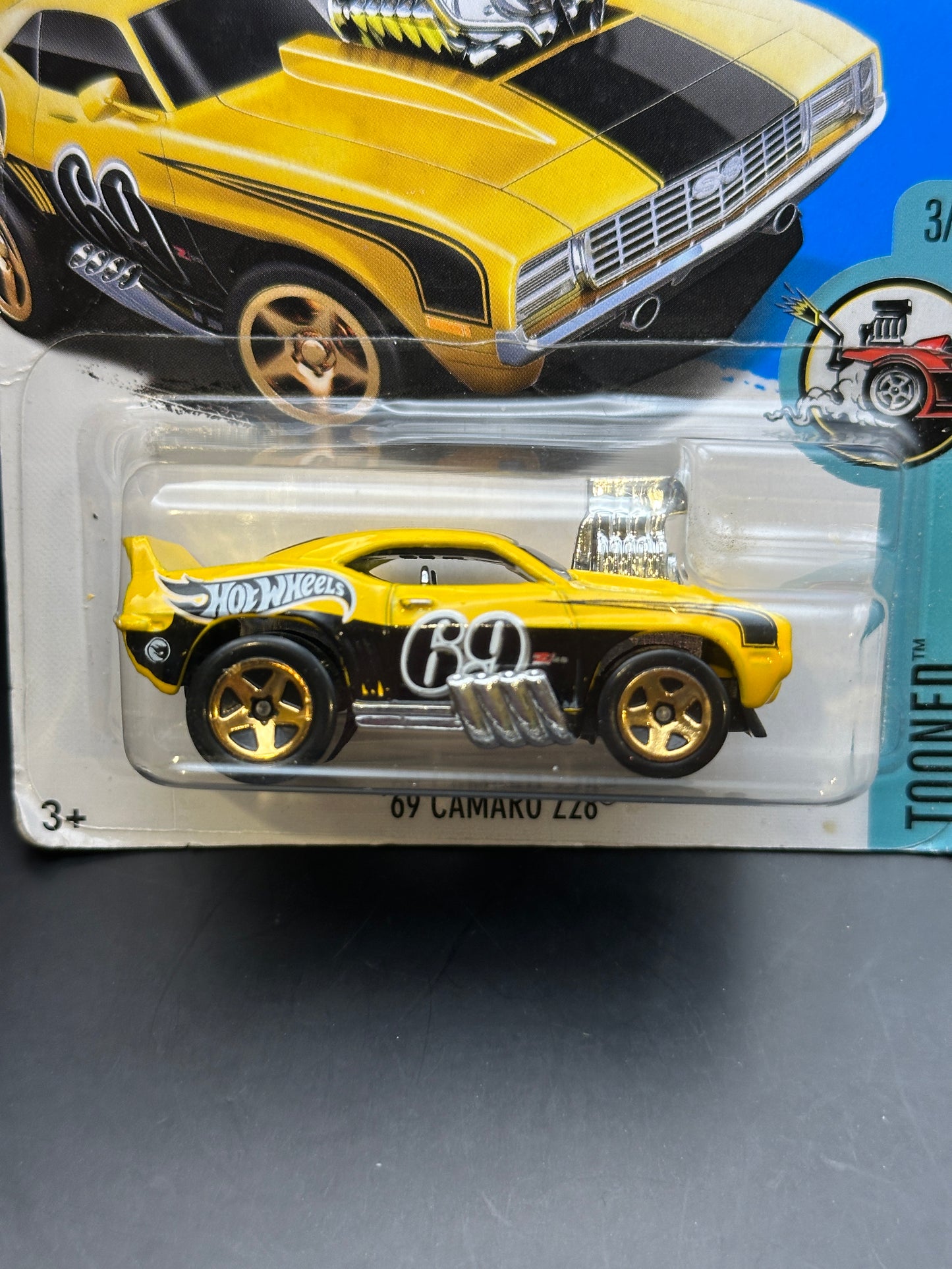 HOT WHEELS - 69 CAMARO Z28 - TREASURE HUNT (2017) - HW TOONED 3/10