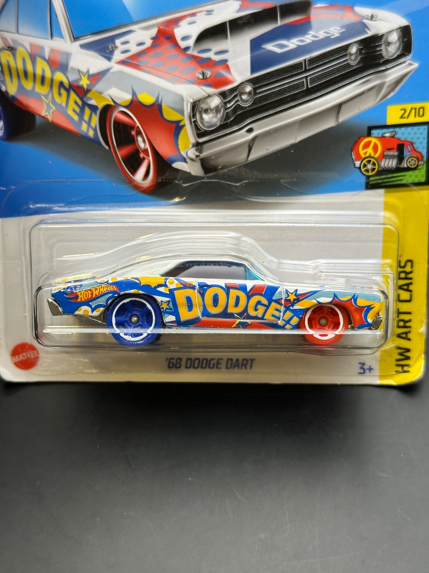 HOT WHEELS - 68 DODGE DART (2022) - HW ART CARS 2/10