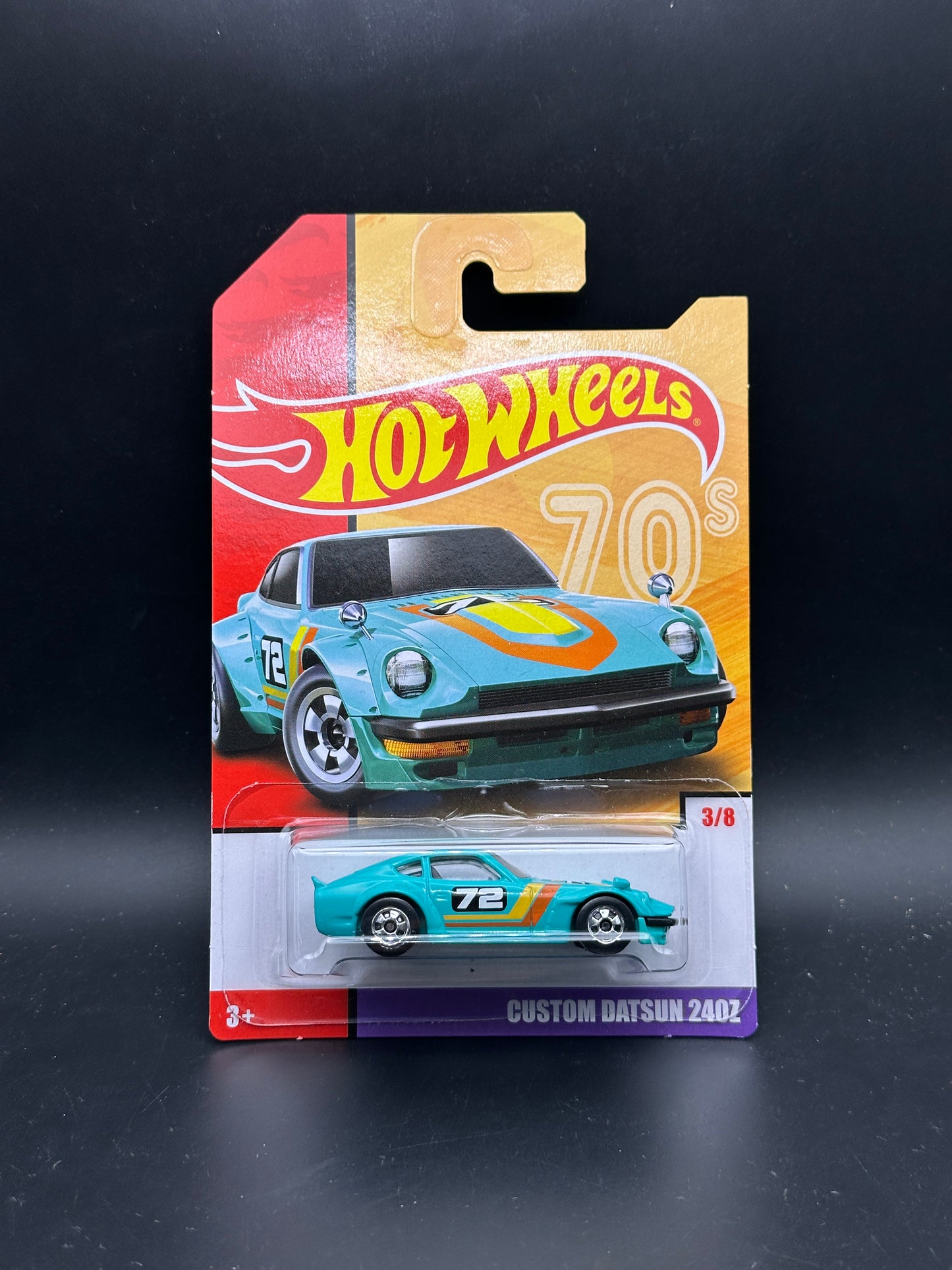 HOT WHEELS - CUSTOM DATSUN 240Z (2019) - THEMED SERIES - THROWBACK SERIES 3/8