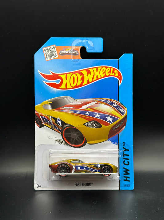 HOT WHEELS - FAST FELION - TREASURE HUNT (2015) - HW CITY
