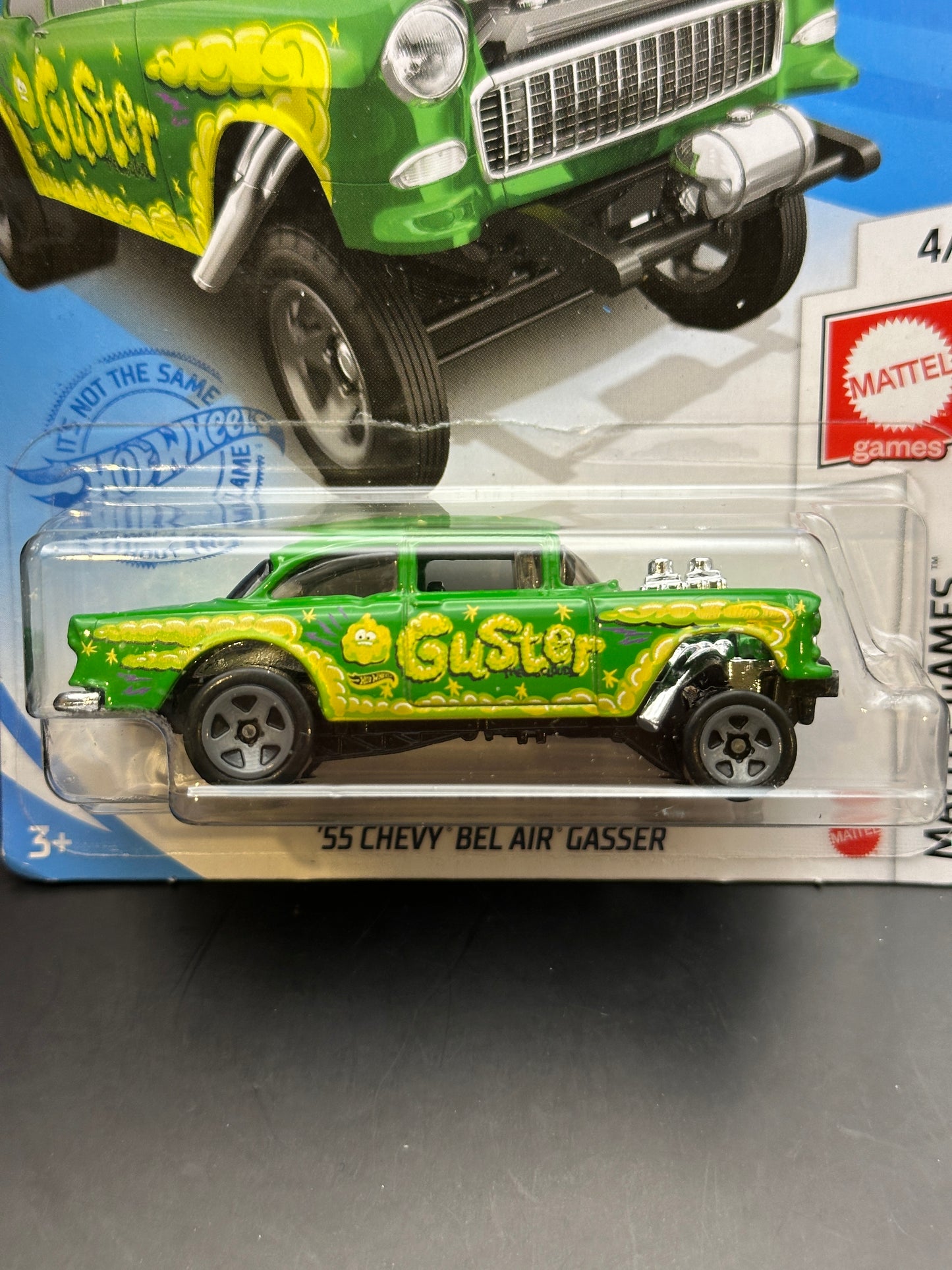 HOT WHEELS - 55 CHEVY BEL AIR GASSER (2021) - HW MATTEL GAMES 4/5