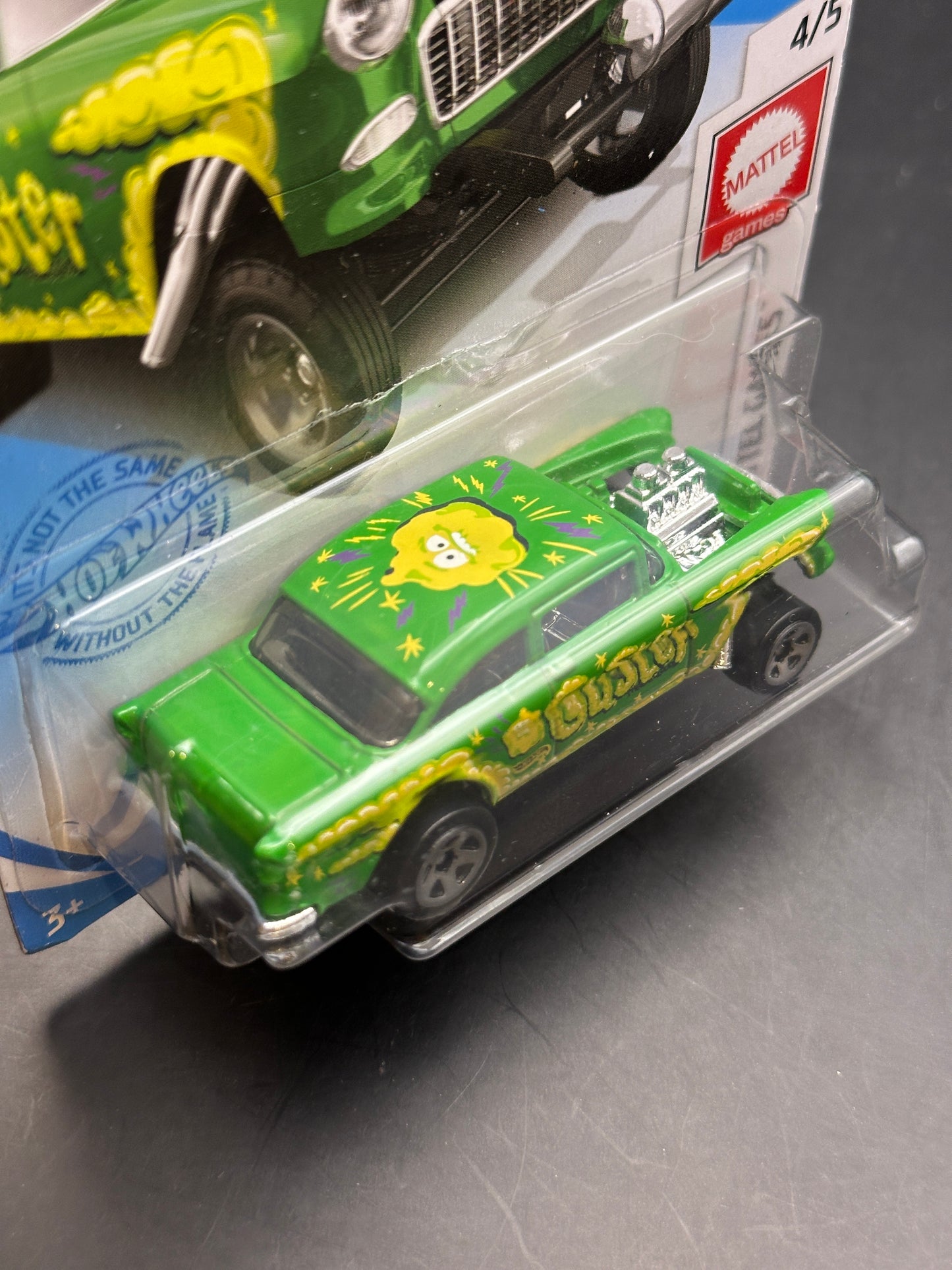 HOT WHEELS - 55 CHEVY BEL AIR GASSER (2021) - HW MATTEL GAMES 4/5