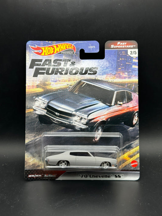 HOT WHEELS - 70 CHEVELLE SS (2021) - FAST AND FURIOUS FAST SUPERSTARS 2/5