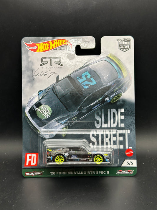 HOT WHEELS - 20 FORD MUSTANG RTR SPEC 5 (2021) - CAR CULTURE - SLIDE STREET 5/5