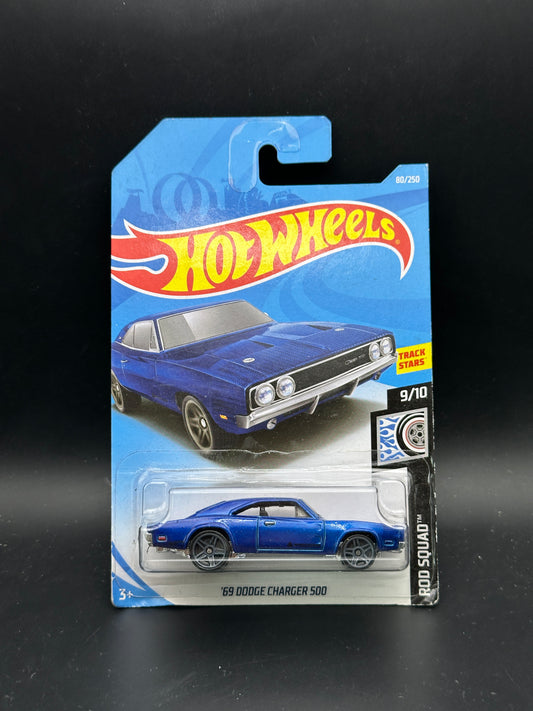 HOT WHEELS - 69 DODGE CHARGER 500 (2019) - HW ROD SQUAD 9/10