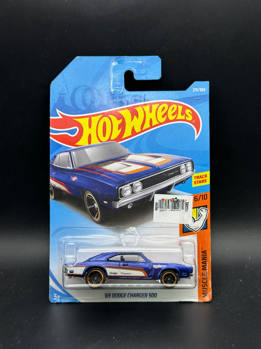 HOT WHEELS - 69 DODGE CHARGER 500 (2018) - HW MUSCLE MANIA 6/10