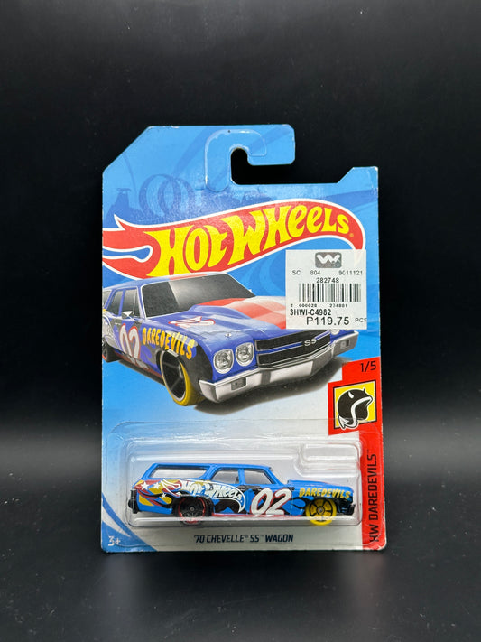 HOT WHEELS - 70 CHEVELLE SS WAGON (2018) - HW DAREDEVILS 1/5