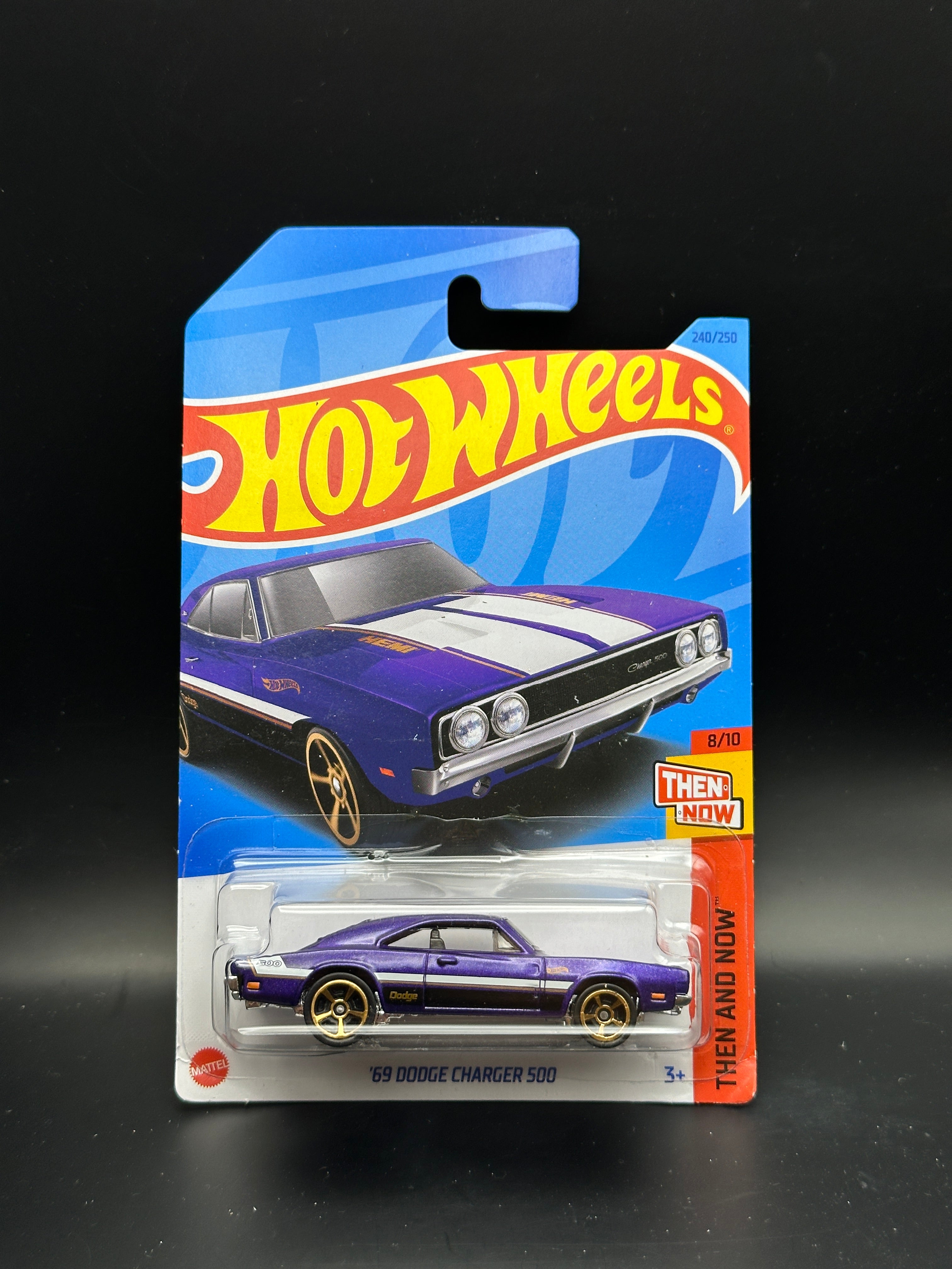 ホットウィール ⑧ ⑩ HOT WHEELS - 69 DODGE CHARGER 500 (2023) - HW THEN AND NOW 8/10