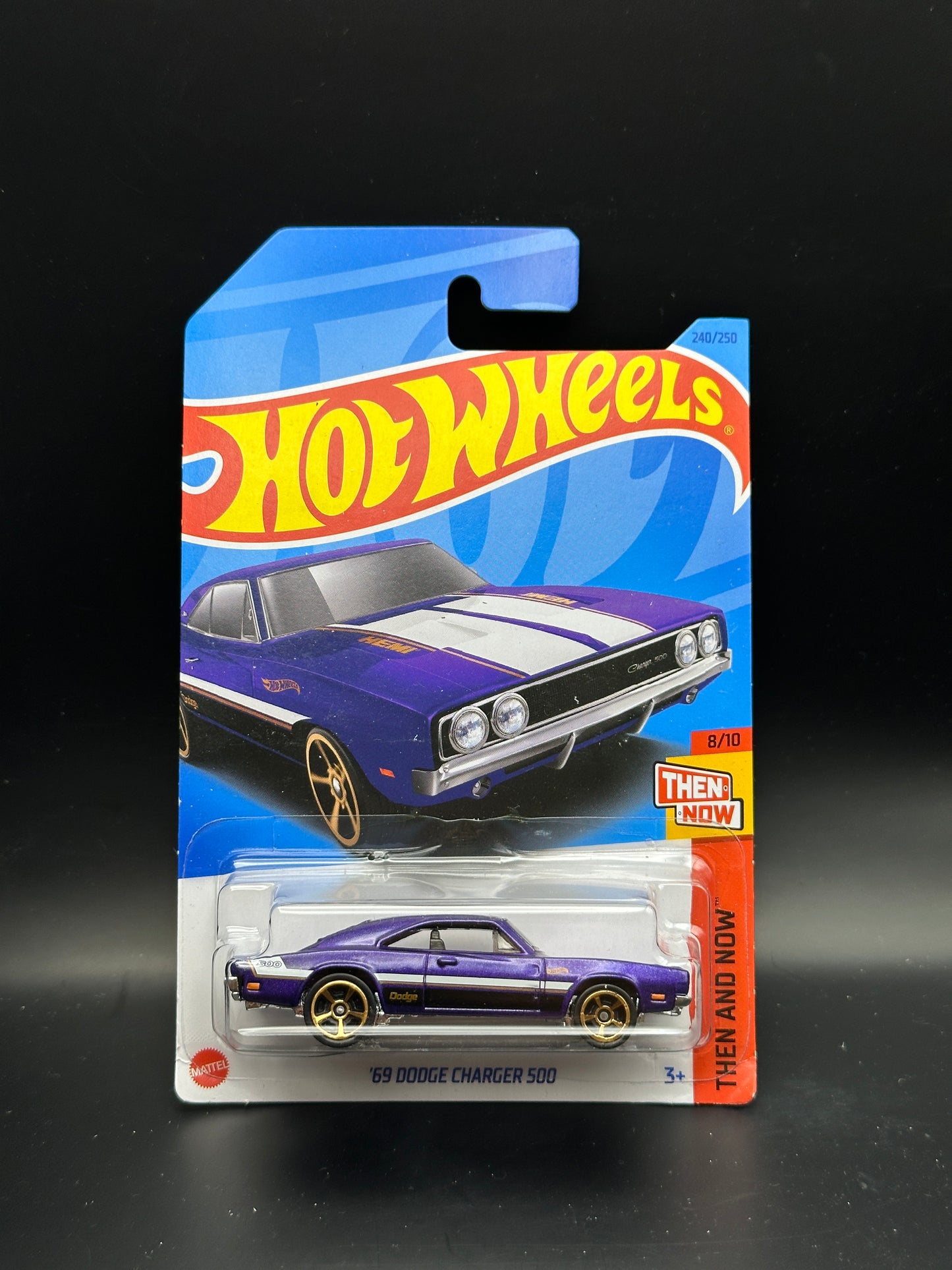 HOT WHEELS - 69 DODGE CHARGER 500 (2023) - HW THEN AND NOW 8/10