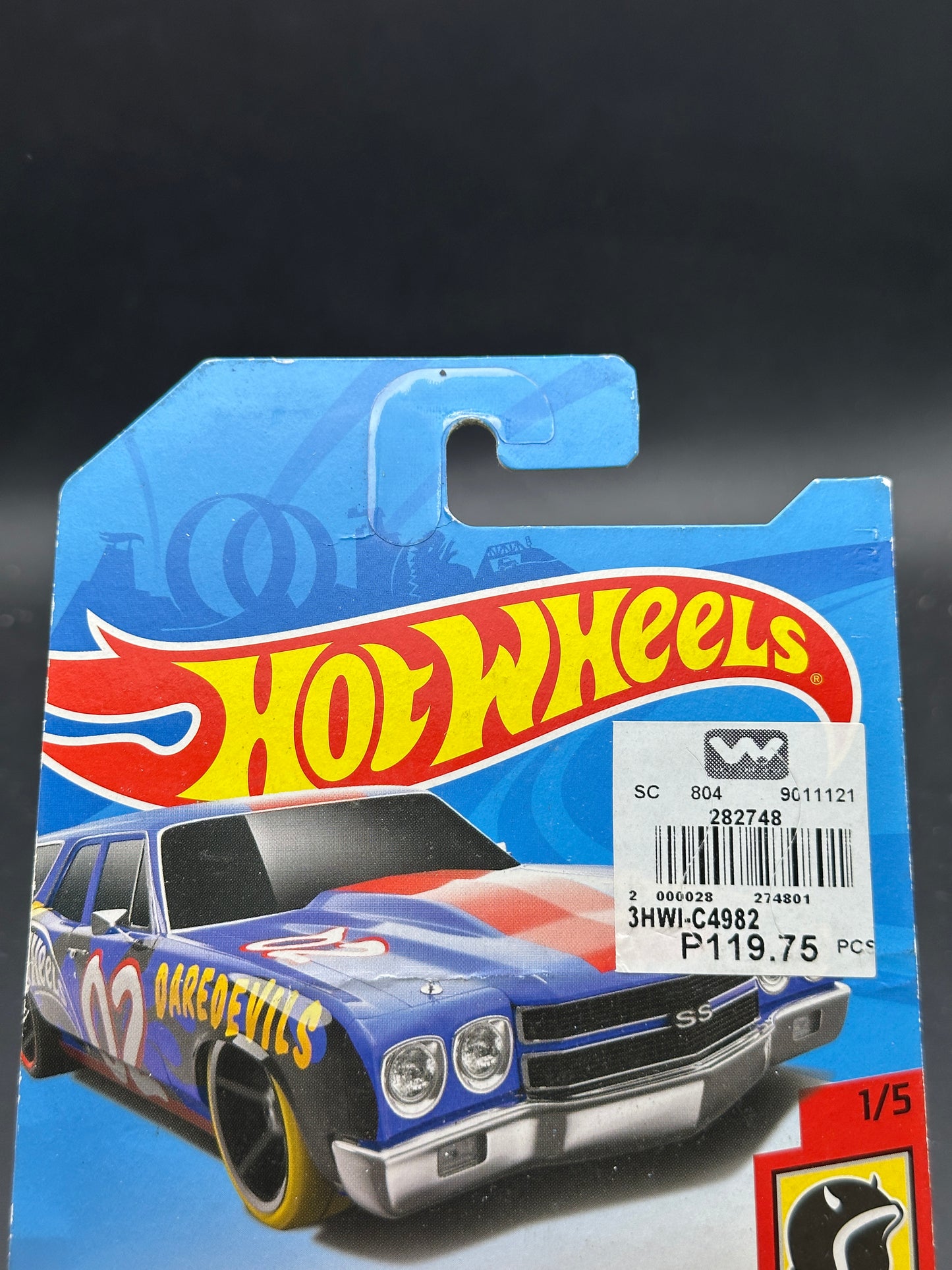 HOT WHEELS - 70 CHEVELLE SS WAGON (2018) - HW DAREDEVILS 1/5