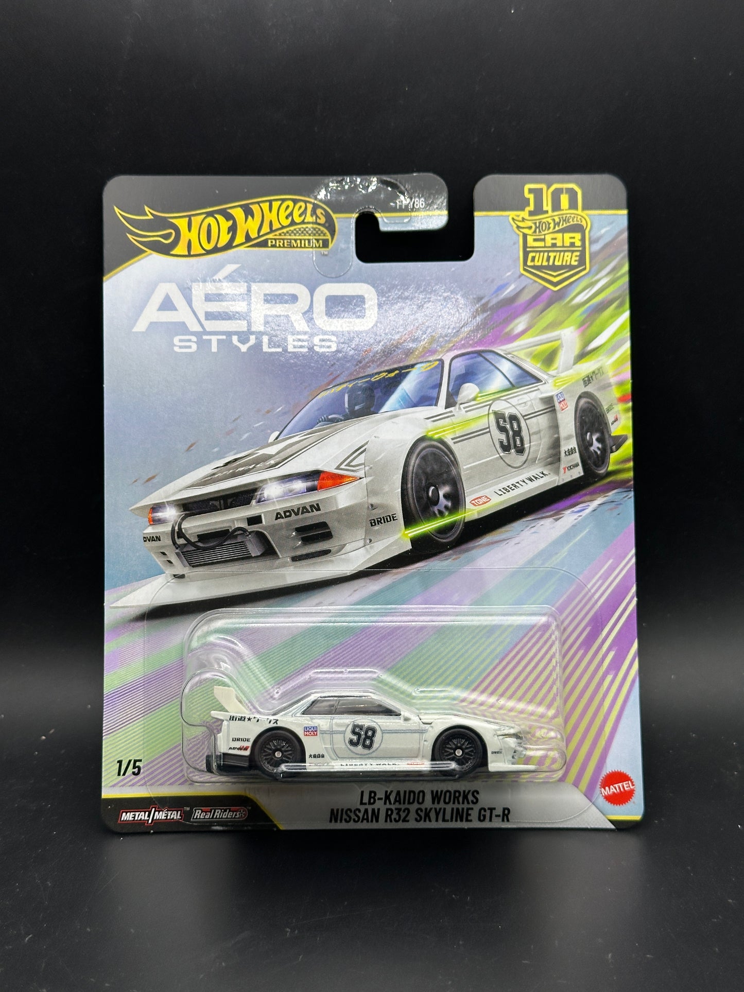 HOT WHEELS - LB-KAIDO WORKS NISSAN R32 SKYLINE GT-R (2026) - CAR CULTURE - AERO STYLE 1/5
