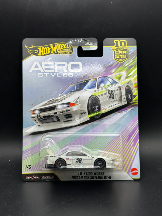HOT WHEELS - LB-KAIDO WORKS NISSAN R32 SKYLINE GT-R (2026) - CAR CULTURE - AERO STYLE 1/5