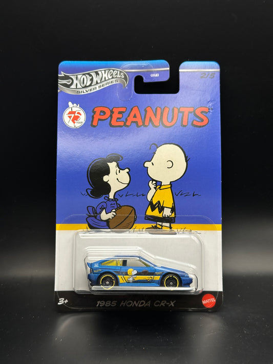 HOT WHEELS SILVER SERIES - 1985 HONDA CR-X (2025) - PEANUTS 75 YEARS SERIES 2/5