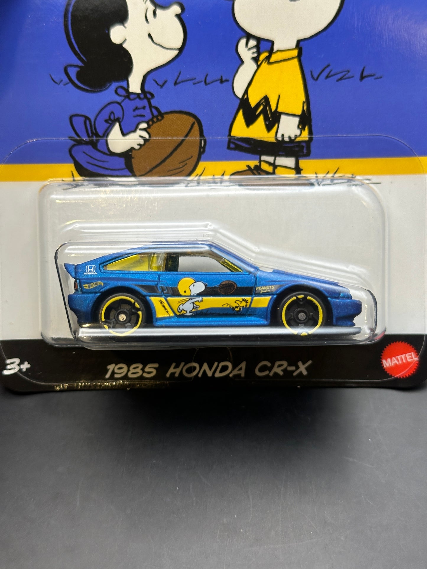 HOT WHEELS SILVER SERIES - 1985 HONDA CR-X (2025) - PEANUTS 75 YEARS SERIES 2/5