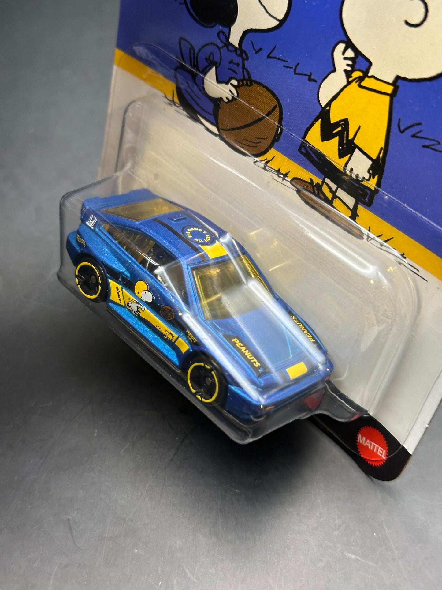 HOT WHEELS SILVER SERIES - 1985 HONDA CR-X (2025) - PEANUTS 75 YEARS SERIES 2/5