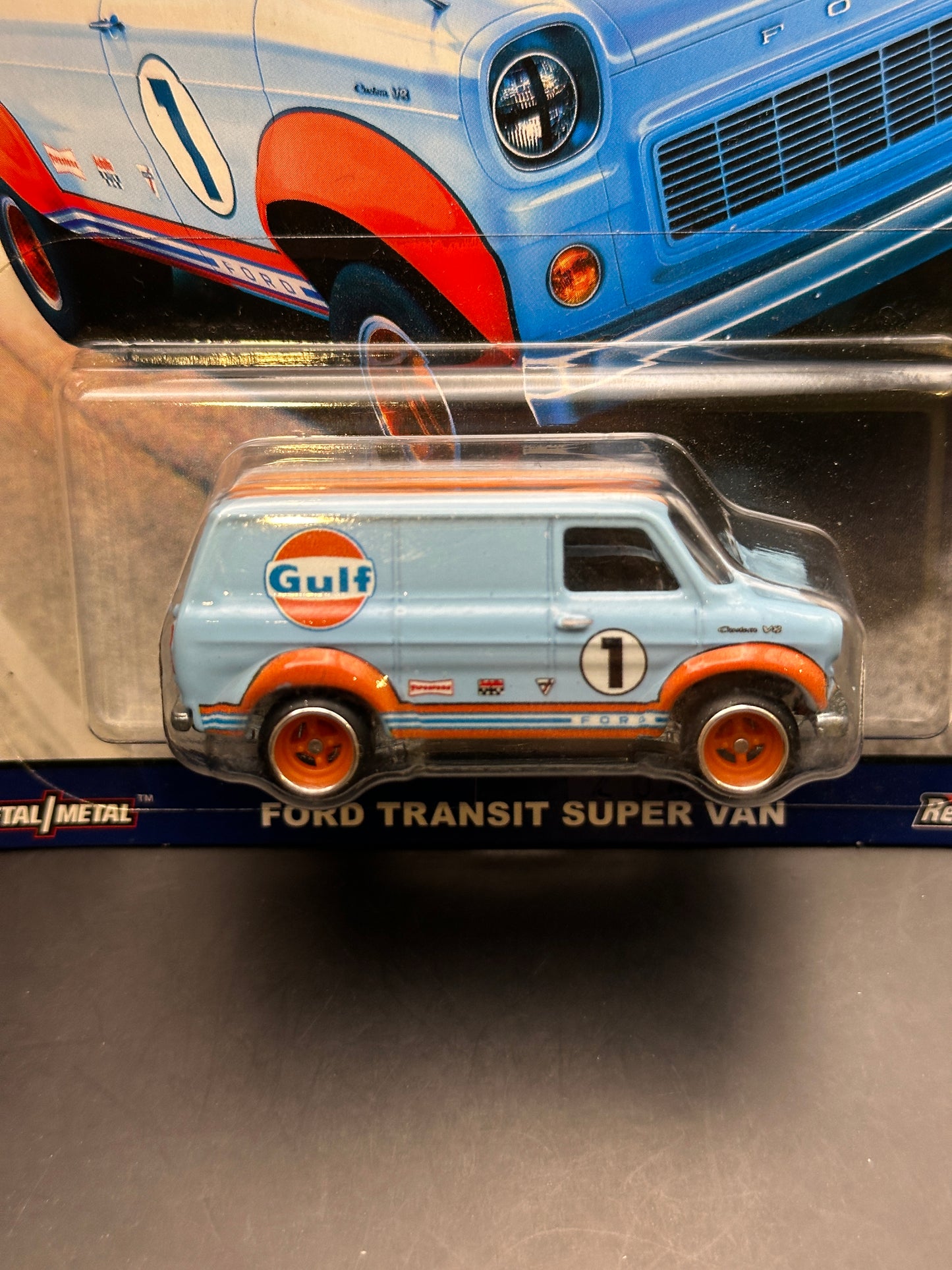 HOT WHEELS - FORD TRANSIT SUPER VAN (2018) - CAR CULTURE - CARGO CARRIERS 2/5