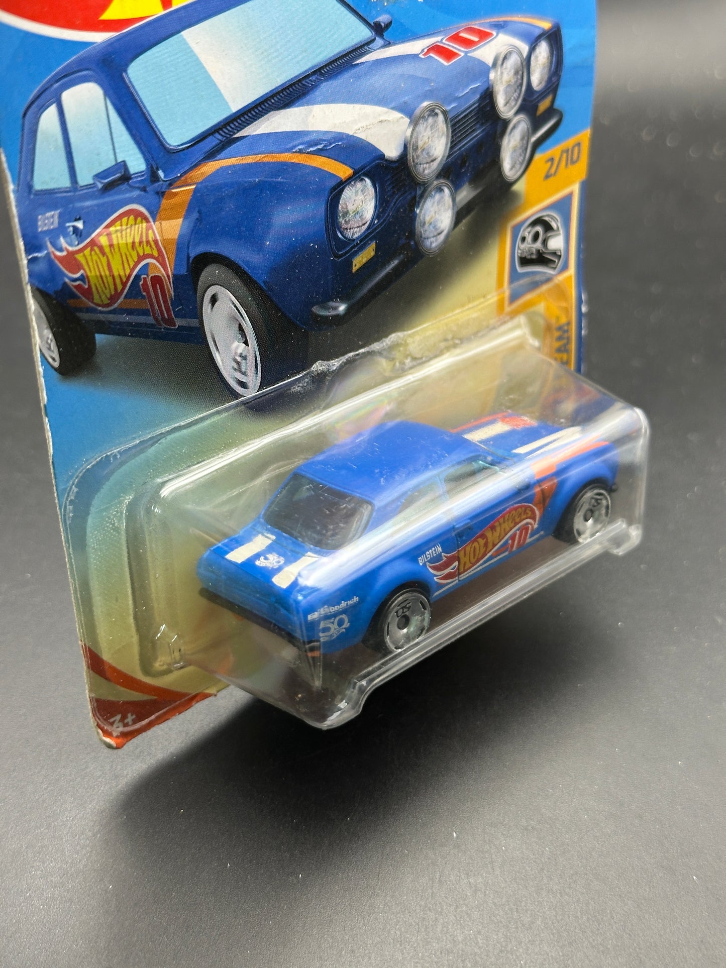 HOT WHEELS - 70 FORD ESCORT RS1600 (2018) - HW 50th RACE TEAM 2/10