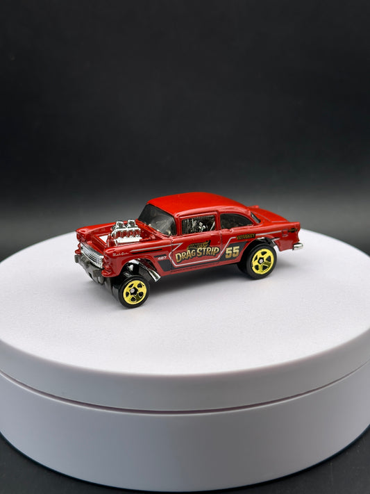 HOT WHEELS - 55 CHEVY BEL AIR GASSER (2018) HW CAR MEET 5 PACK - LOOSE