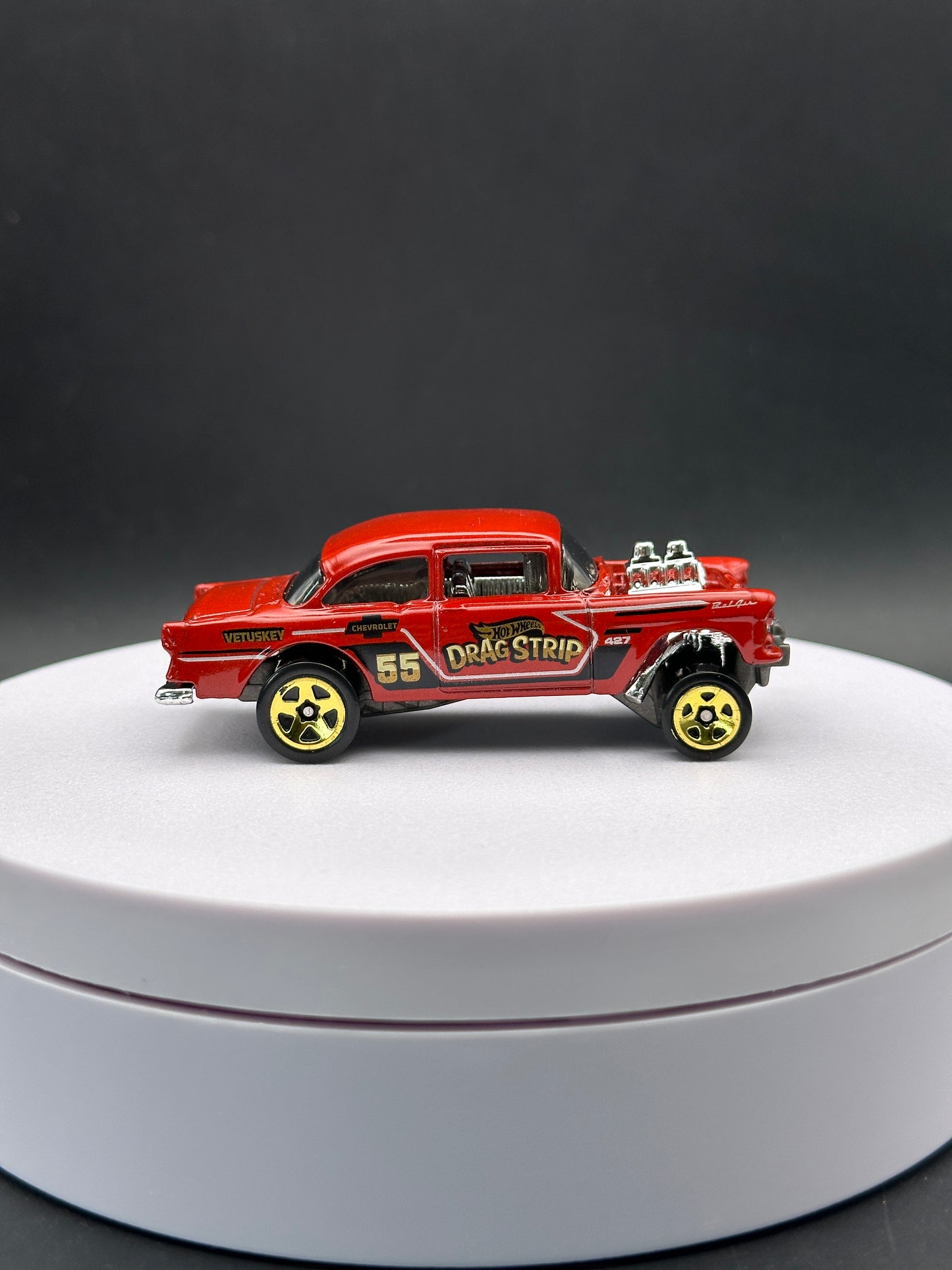 HOT WHEELS - 55 CHEVY BEL AIR GASSER (2018) HW CAR MEET 5 PACK - LOOSE