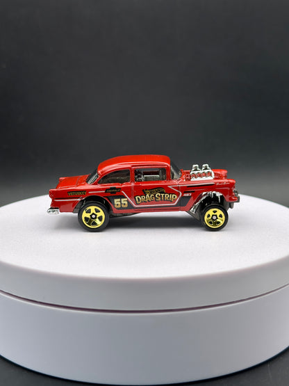 HOT WHEELS - 55 CHEVY BEL AIR GASSER (2018) HW CAR MEET 5 PACK - LOOSE
