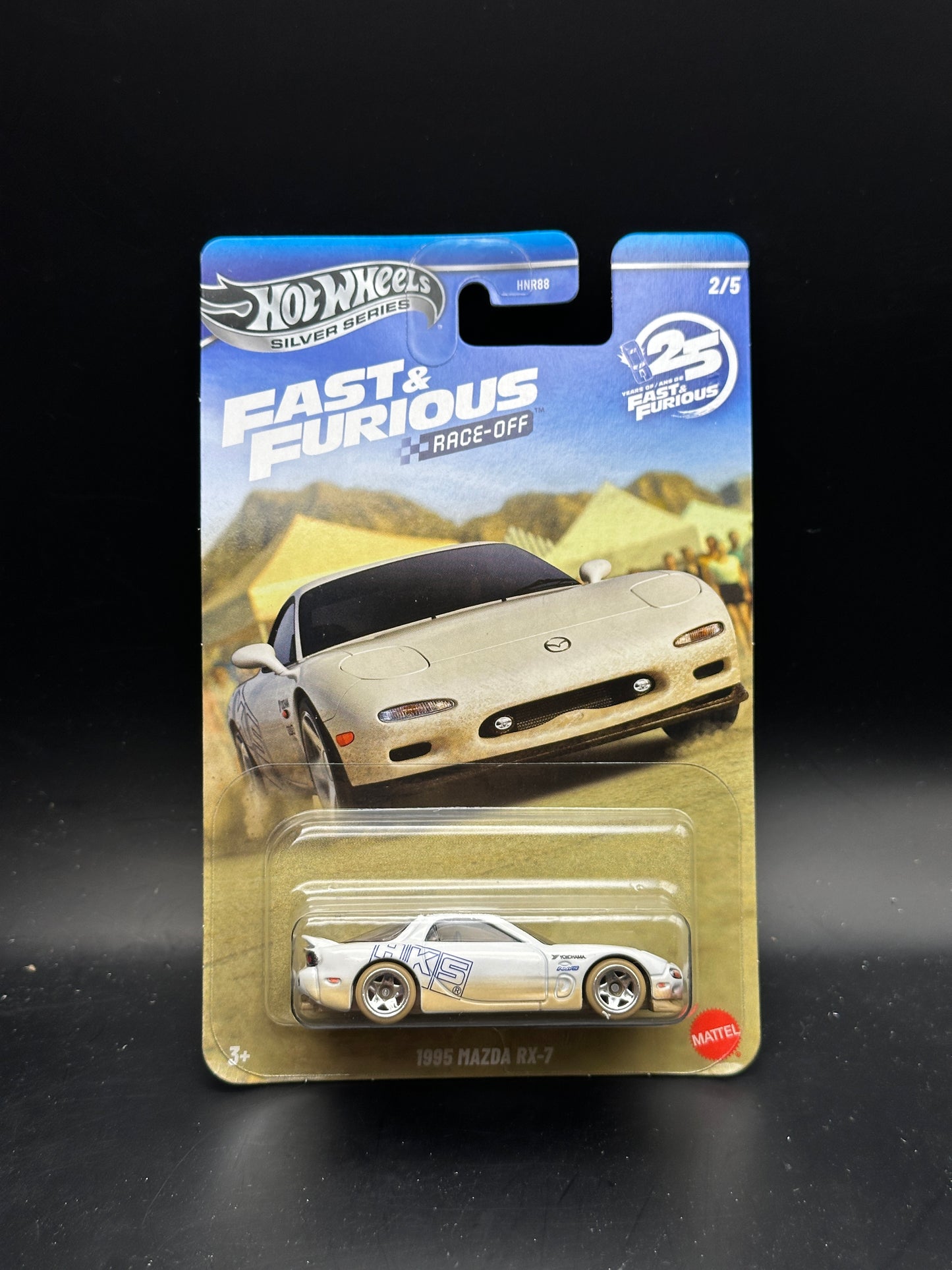 HOT WHEELS - 1995 MAZDA RX7 (2026) - SILVER SERIES - FAST AND FURIOUS RACE OFF SERIES 2/5