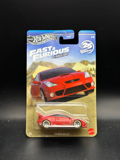 HOT WHEELS - TOYOTA CELICA (2026) - SILVER SERIES - FAST AND FURIOUS RACE OFF SERIES 1/5