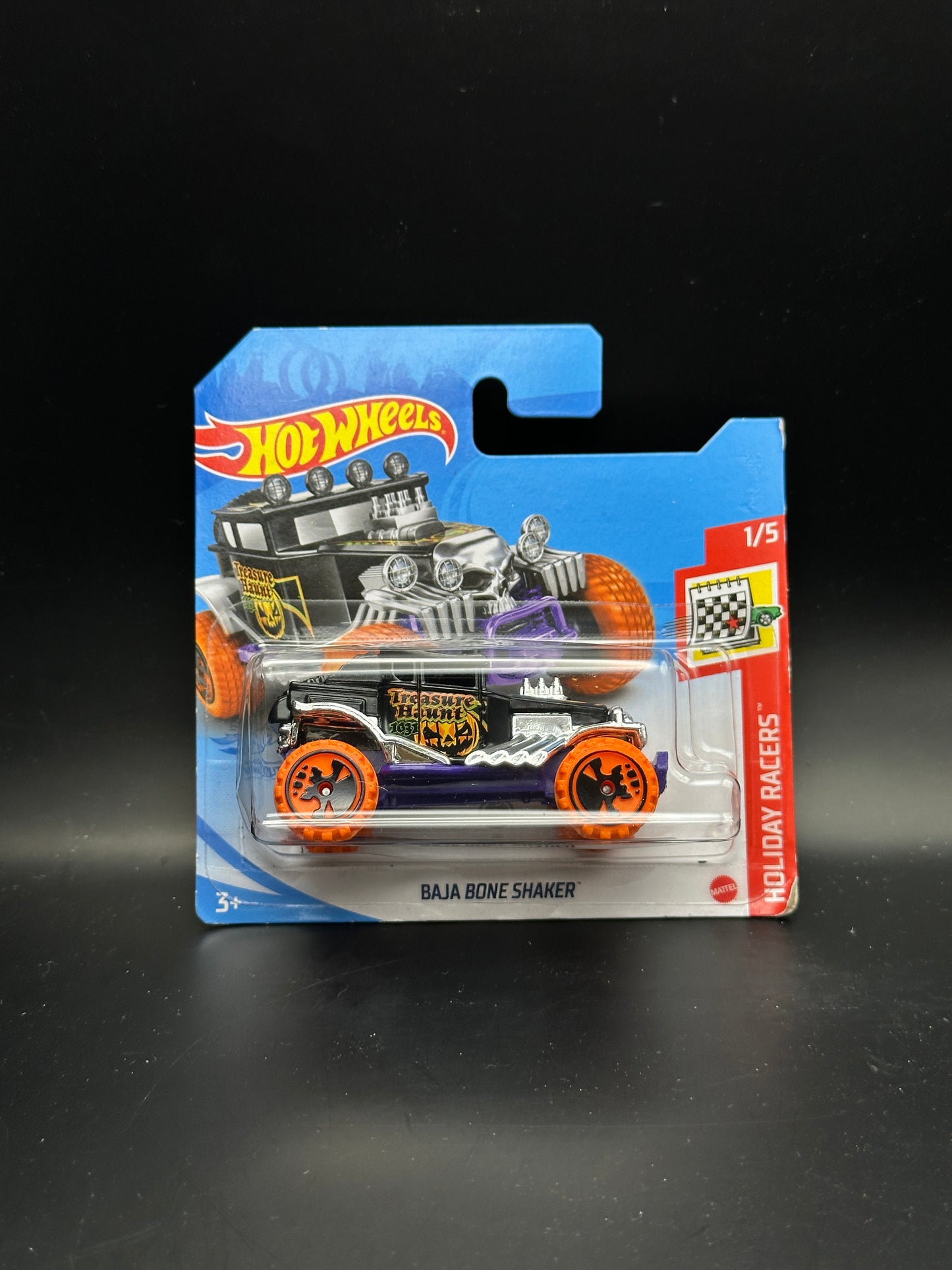 HOT WHEELS - BAJA BONE SHAKER - TREASURE HUNT (2021) - HW HOLIDAY RACERS 1/5