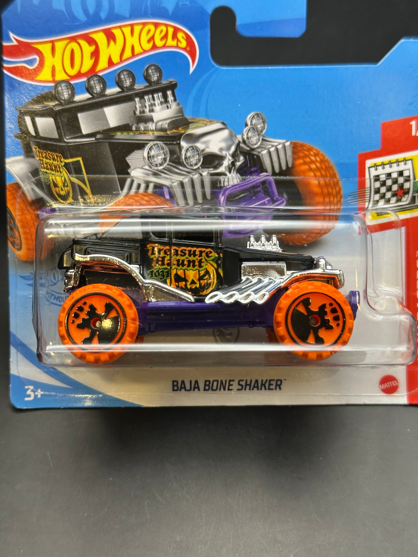 HOT WHEELS - BAJA BONE SHAKER - TREASURE HUNT (2021) - HW HOLIDAY RACERS 1/5