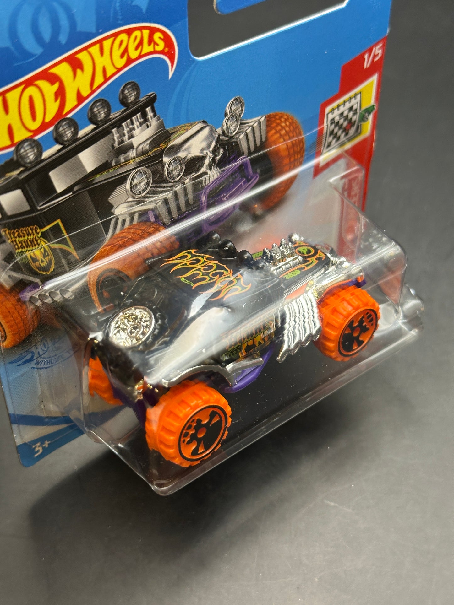 HOT WHEELS - BAJA BONE SHAKER - TREASURE HUNT (2021) - HW HOLIDAY RACERS 1/5