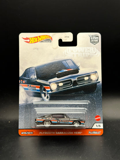 HOT WHEELS - PLYMOUTH BARRACUDA HEMI (2020) - HW CAR CULTURE POWER TRIP 1/5